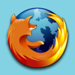 Firefox icon with Apmato background