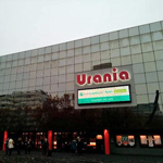 Der Eingang des Veranstaltngsortes, Urania